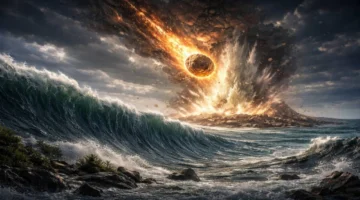 لغز فوهة سيلفربيت: كيف تسبب تسونامي بارتفاع 100 متر في تشكيل المنطقة؟